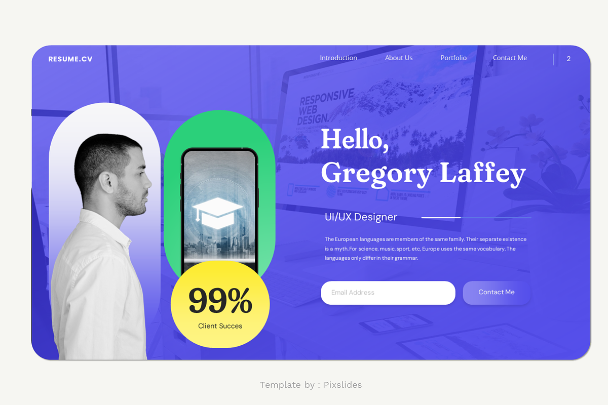 UIUX Designer Keynote, a Presentation Template by Pixslides (Photo 3 of 6)