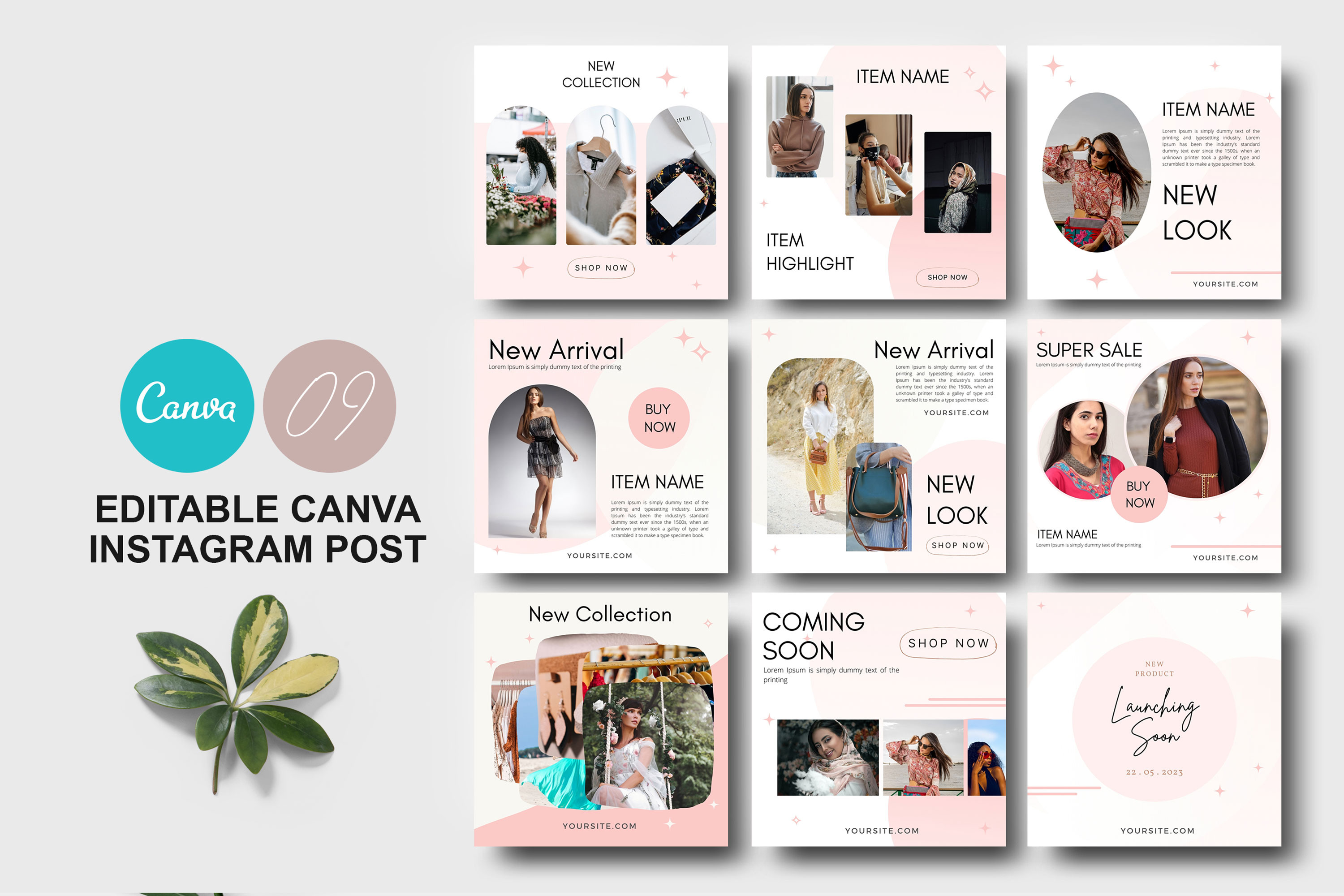 Editable Canva Instagram Template, a Social Media Template by Ultimate ...