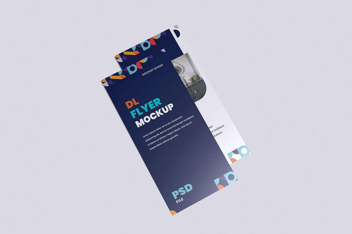 DL Flyer Mockup, an Advertising Mockup by xavier_studio (Photo 5 of 5)