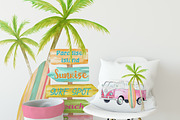Watercolor surf clipart, an Illustration by Sweet sweet design (Thumbnail 7 of 8)