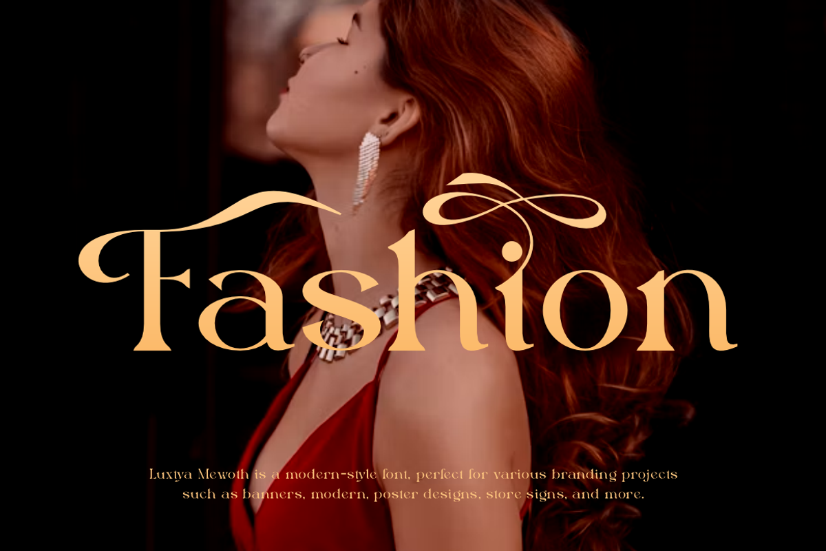 Luxtya Mewoth - Elegant Luxury Font, a Serif Font by Iqsiart Studio (Photo 5 of 17)