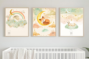 Nursery Moon & Animal QR Code Prints, an Illustration by Vandy Fullum (Thumbnail 9 of 10)