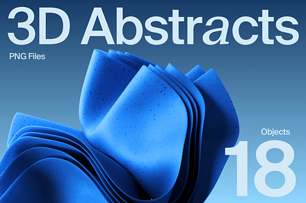 3D Abstract Waves Collection
