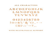 Coachella - Vintage Inspired Serif, a Serif Font by Sarid Ezra (Thumbnail 6 of 6)