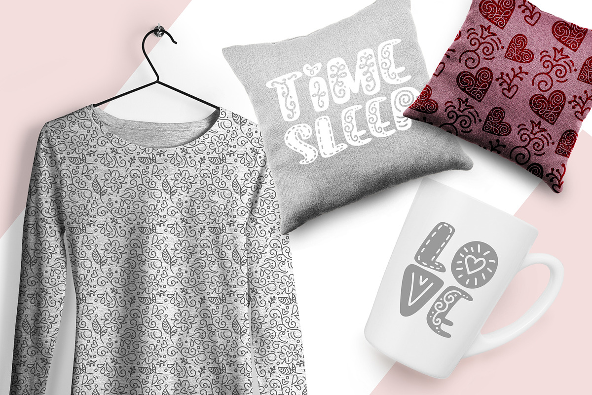 Soft vintage Scandinavian Decor Font preview 6