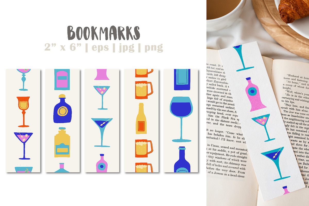 Bar drinks and bottles, a Food Illustration by lexminci (Photo 8 of 17)