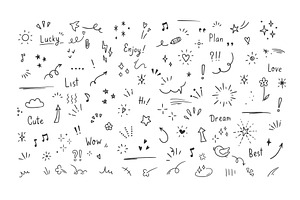 Doodles Pack, an Object Graphic by PopotLane