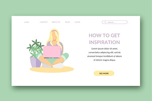 Inspiration - Banner & Landing Page