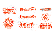 UKOL typeface, a Blackletter Font by TypeMate (Thumbnail 6 of 12)