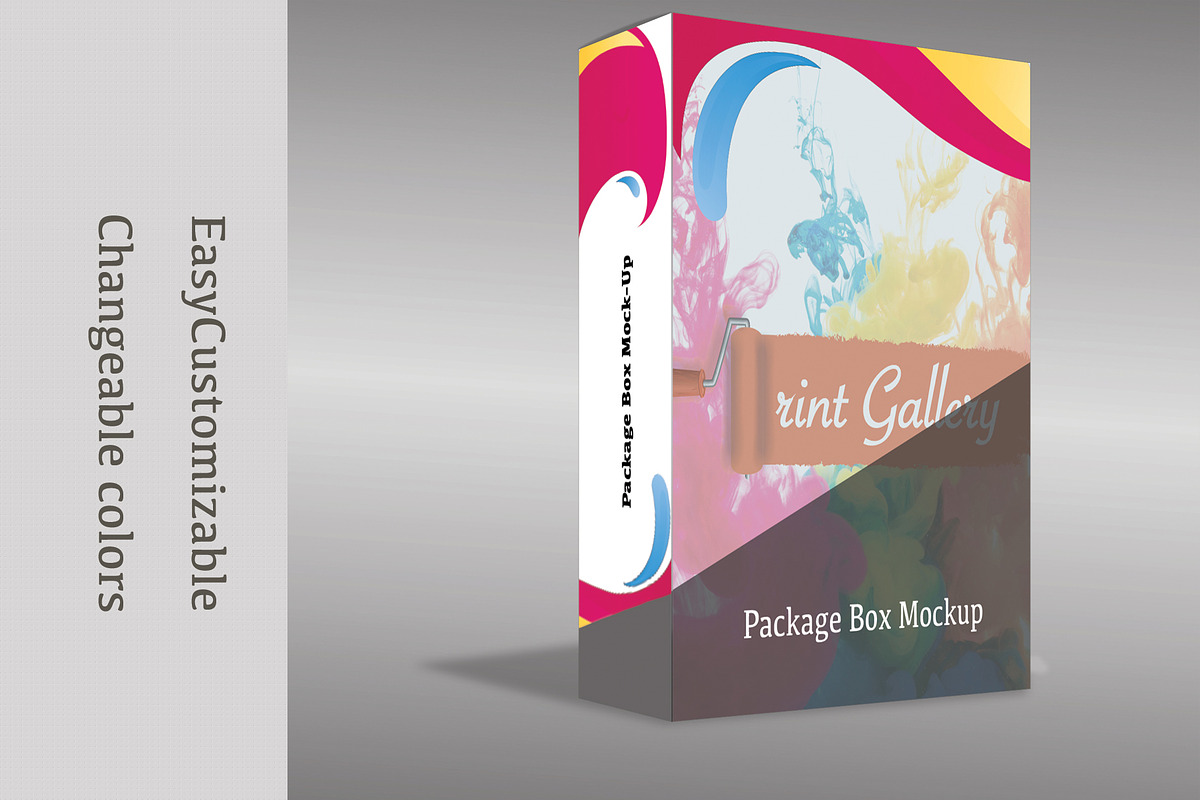 Package Box Mock-Up 4 in 1, a Cups & Container Mockup by Proshanta Sarker (Photo 3 of 4)