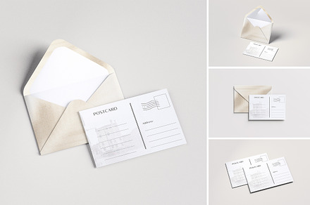 Postcard Mockup, a Card Template by graphicstory