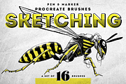 Procreate Brushes Bundle, a Brush Add-On by MiksKS (Thumbnail 51 of 61)