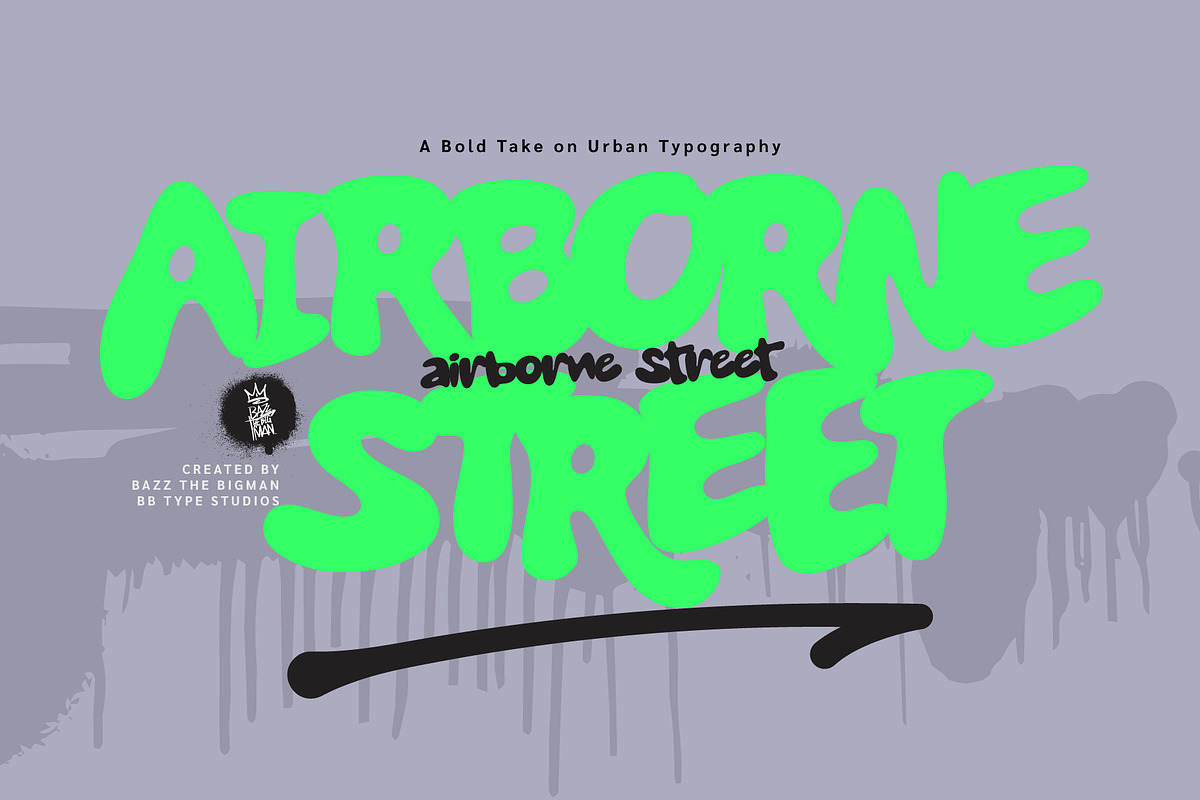 Airborne Street, a Handwritten Font by BBtypeStudios (Photo 1 of 13)