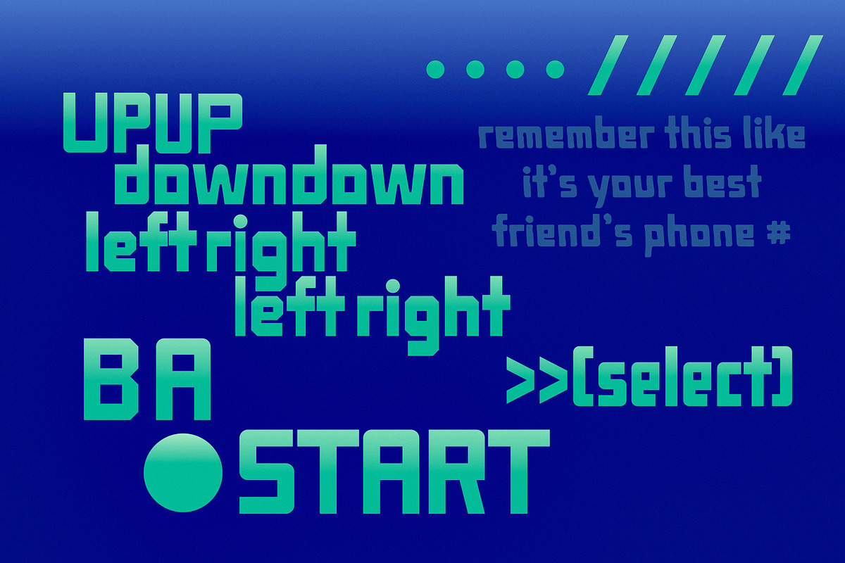 Arcade | Nostalgic Type, a Sans Serif Font by Artifact Bazaar (Photo 2 of 7)