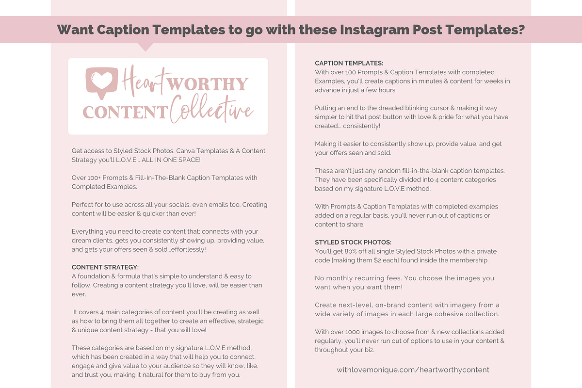 30Instagram Promotion Post Templates, a Social Media Template by With Love Monique (Photo 7 of 9)