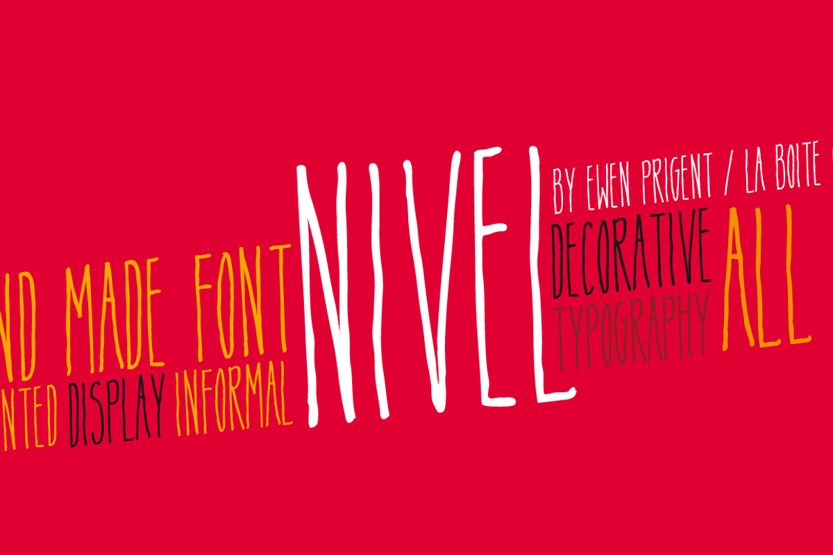 Nivel, a Handwritten Font by La Boite Graphique (Photo 1 of 4)