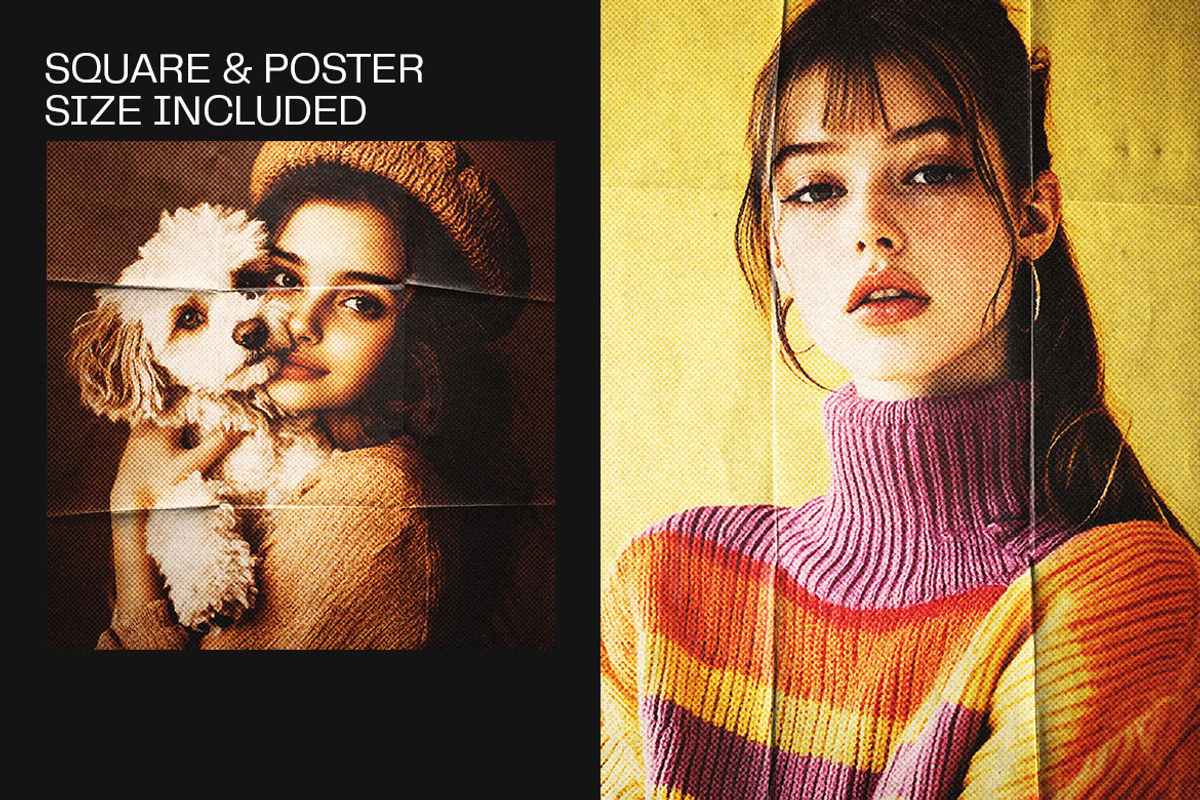 Retro Printed Photo Effect, a Layer Style Add-On by dokudokunomi (Photo 2 of 5)