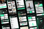 FitZone - Fitness & Gym App UI Kit, an UI Kit Template by Creative Perspective (Thumbnail 4 of 8)