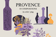 Herbs of Provence Collages & Vectors, a Healthcare Illustration by Yevheniia (Thumbnail 5 of 12)