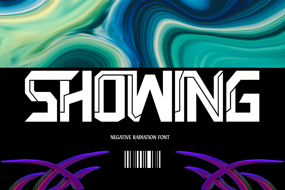 Negative Radiation - Techno Font, a Sans Serif Font by 177Studio (Photo 3 of 8)