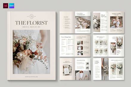 Florist Catalog & Brochure Template, a Brochure Template by BrandPacks