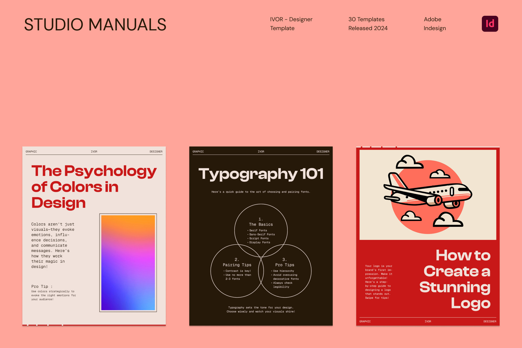 Ivor  Designer Template by Studio Manuals  Creative Market