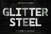 Glitter Steel, a Font by Limited.studio (Thumbnail 1 of 7)