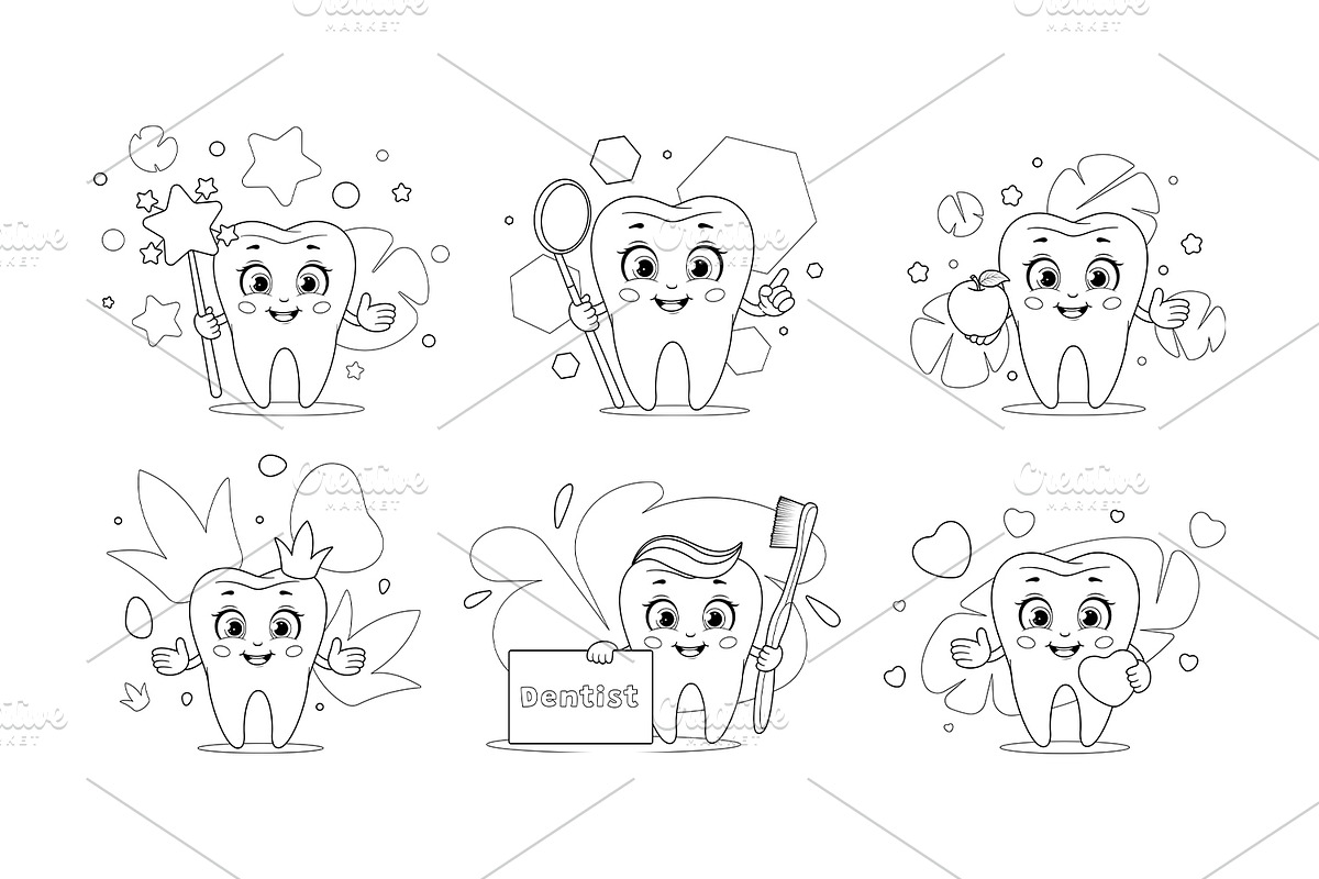 Illustrations Tooth, a Healthcare Illustration by MYAFKA (Photo 3 of 4)