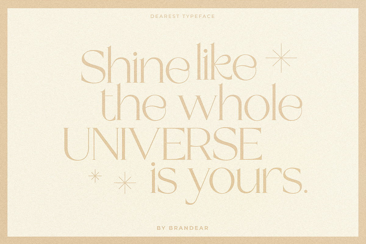 Dearest - Elegant Display Serif, a Serif Font by Brandear Design (Photo 5 of 17)