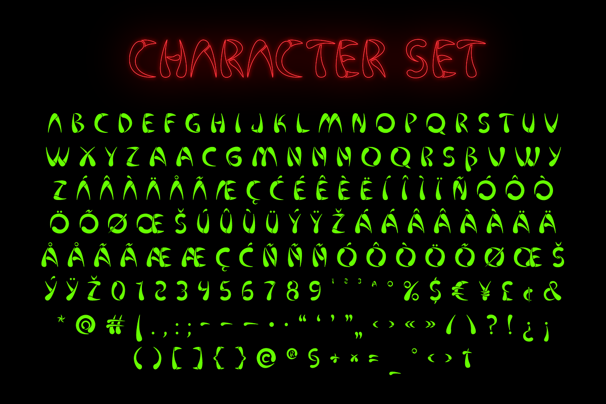 Alien UFO - Horror Space Scary Font, a Font by Gravitype (Photo 12 of 13)
