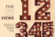 Marquee Lights - 3D Lettering, a Graphic by MIIM (Thumbnail 4 of 8)