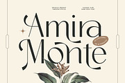 Amira Monte Elegant Display Font, a Sans Serif Font by timelesstype.co (Thumbnail 1 of 20)