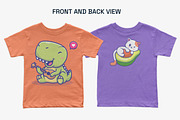 Bella Canvas 3001T Toddler Mockups, a Shirt Mockup by GraphicHero (Thumbnail 3 of 9)