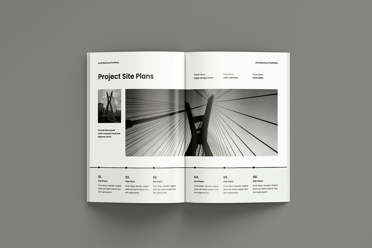 Architecture Portfolio Layout preview 7