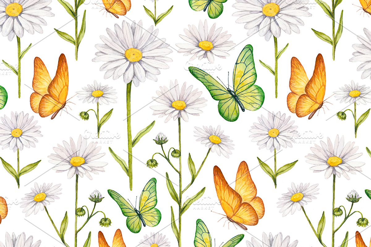 Watercolour wild nature, a Pattern Graphic by Sundra (Photo 12 of 19)