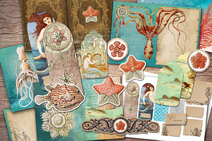 Ocean Scrapbooking Kit