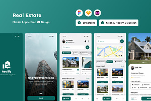 Realify - Real Estate Mobile App, an App Template by twinstd