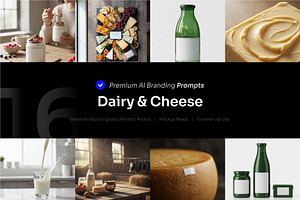 Dairy & Cheese AI Prompt, a Food & Drink Photo by cidcud_graphic