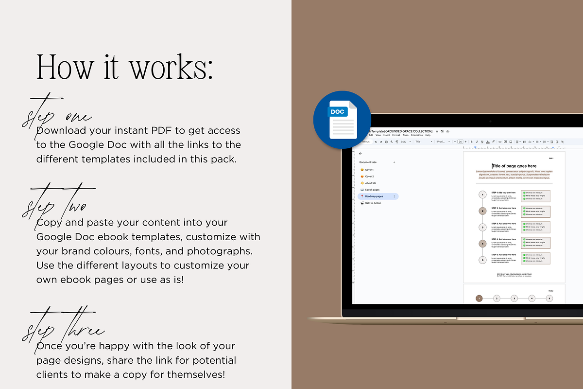 Google Docs Ebook Template, a Marketing Template by Our Polished Pages (Photo 7 of 8)