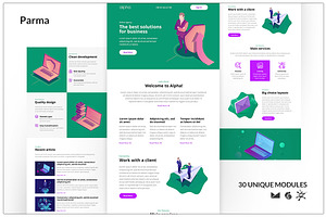 Parma Template + Online Builder