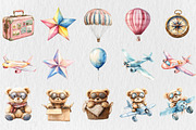 Aviator Teddy Bear Clipart, an Animal Illustration by Rose Art (Thumbnail 4 of 4)