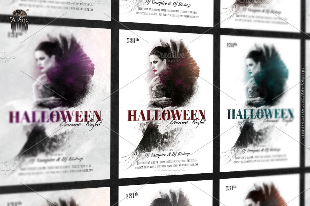 Halloween - Elegant Night Flyer, a Flyer Template by Ade Concept (Photo 3 of 3)