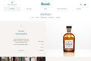 Balial PSD portfolio theme, a Websites & App Template by equoru (Thumbnail 2 of 5)