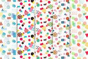 Sketch monochrome seamless patterns, a Pattern Graphic by Tumana_Net (Thumbnail 7 of 7)