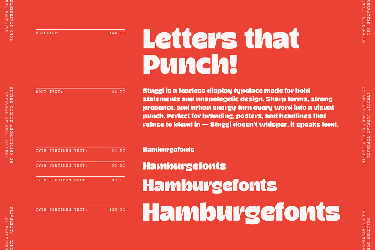 Stuggi – Modern Display Font, a Sans Serif Font by Gridlounge (Photo 7 of 17)