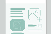 Wireframe Landing Page Layout, a Landing Page Template by ContestDesign (Thumbnail 5 of 7)