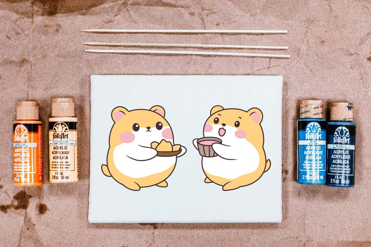 19 Cute Orange Hamster Character, an Animal Illustration by jongcreative (Photo 6 of 6)