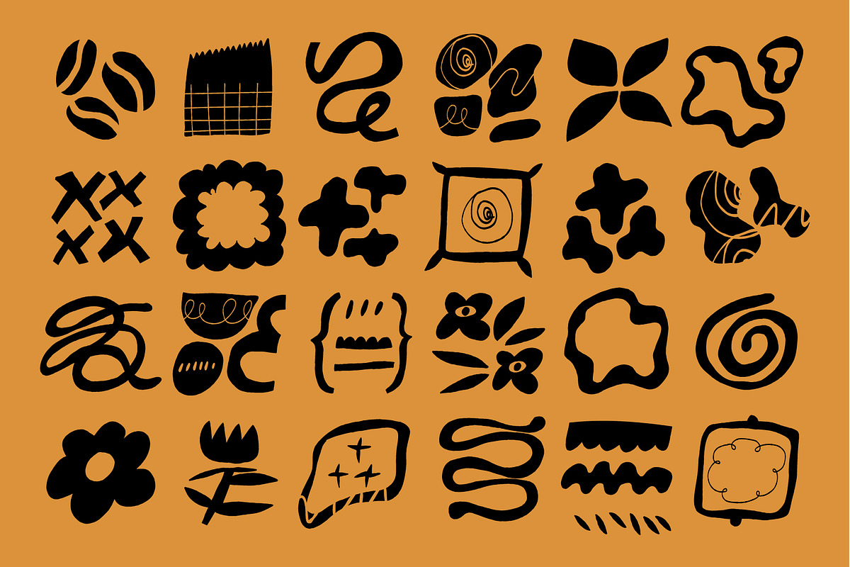 BAKERY SHAPES | HAND DRAWN CLIPART, a Decorative Illustration by Favete Art (Photo 6 of 22)