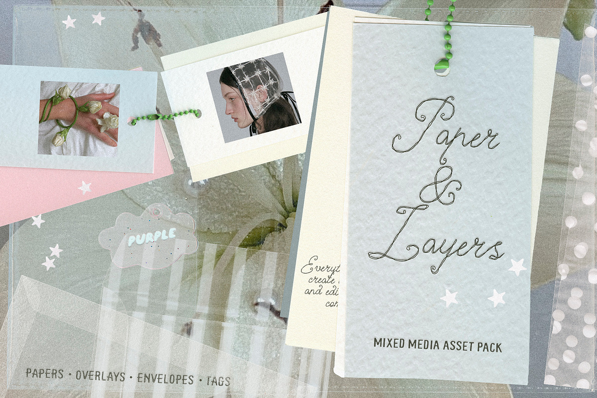 Paper & Layers: Mixed Media Assets, an Object Graphic by Purple (Photo 1 of 15)