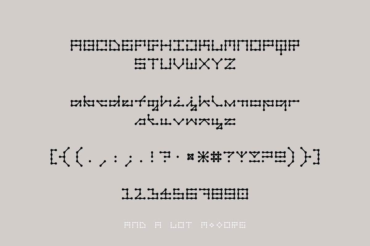 CADENA [FONT] O$F, a Sans Serif Font by ZIEBA (Photo 4 of 7)